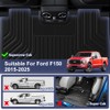 Pyniro TPE Car Floor Mats for Ford F-150 2015-2025 &