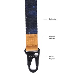 TOOLIN Hand Wrist Lanyard For Key,KeyChain Holder for Men & Women (AG starry sky)