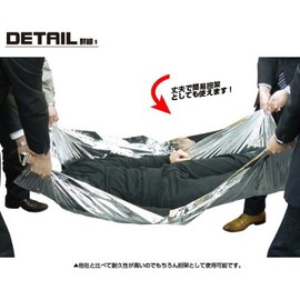 Present-web Survival Sheet (Protection Against Cold, Thermal Sheet), 5 Pack, For Outdoors and Disaster PreparednessProtection against cold: Simple sleeping bag, Aluminum blanket