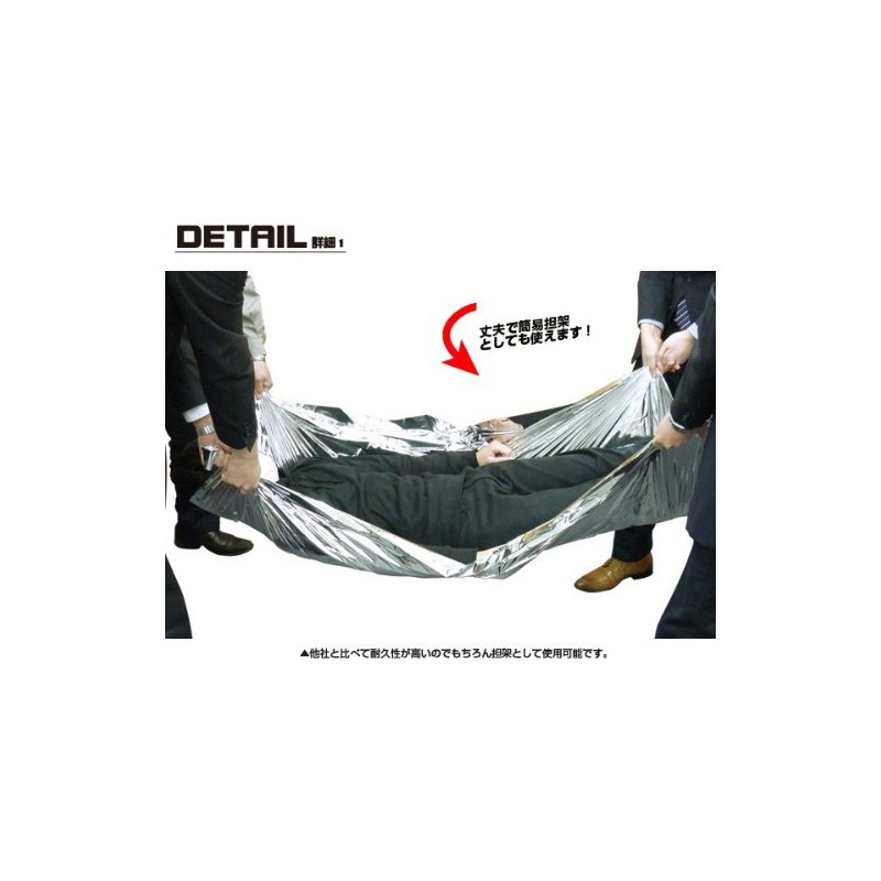 Present-web Survival Sheet (Protection Against Cold, Thermal Sheet), 5 Pack,