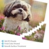 500 Pieces Cute Puppy Dog Puzzle Adult Wooden Puzzle Shih
