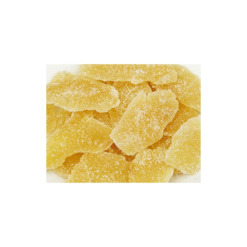 Crystallized Ginger Slices - 2 Lb Tub (Pack of 2)