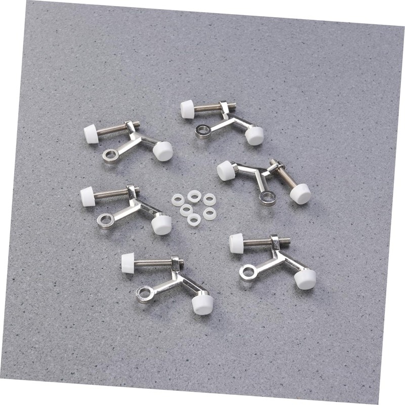 VILLFUL Door Stopper Hinge Pin 6 Pack Rubber Door Stops