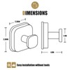 BKV Suction Cup Hooks for Shower,Heavy Duty Shower Hooks for