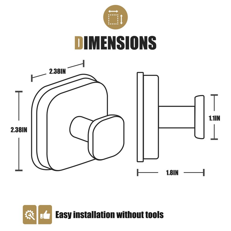 BKV Suction Cup Hooks for Shower,Heavy Duty Shower Hooks for
