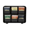 Mind Reader Anchor Collection, 6-Drawer Tea Bag Organizer, Removable Drawers,