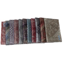 Kuldip Jamawar Pashmina Style Scarf Shawl Stole. Mixed designs. (Pack of 5).