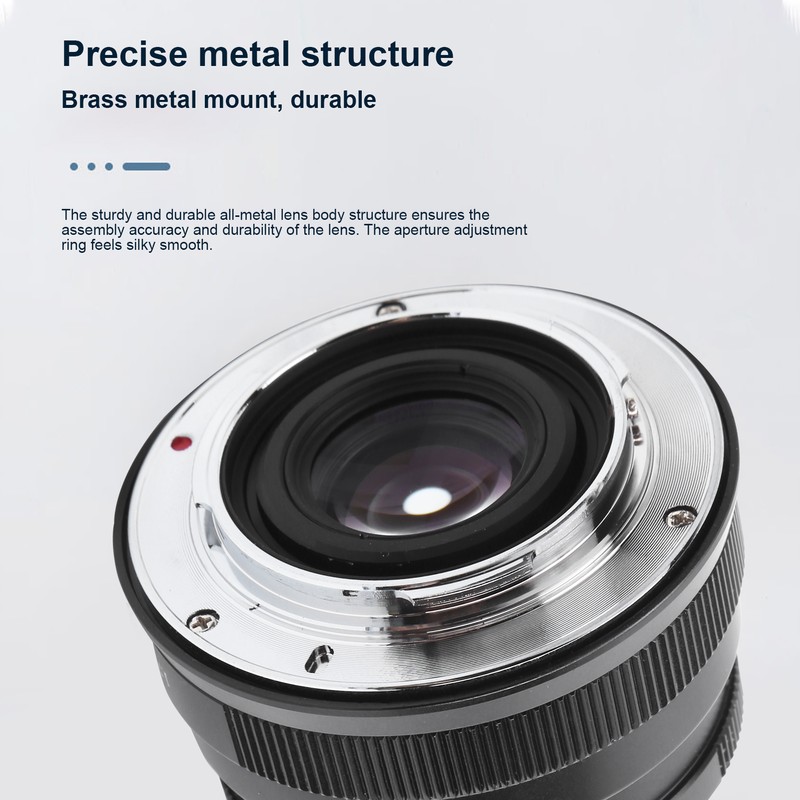 NEWYI 35mm F1.7 M4/3 Mount Large Aperture Portrait Fixed Focus