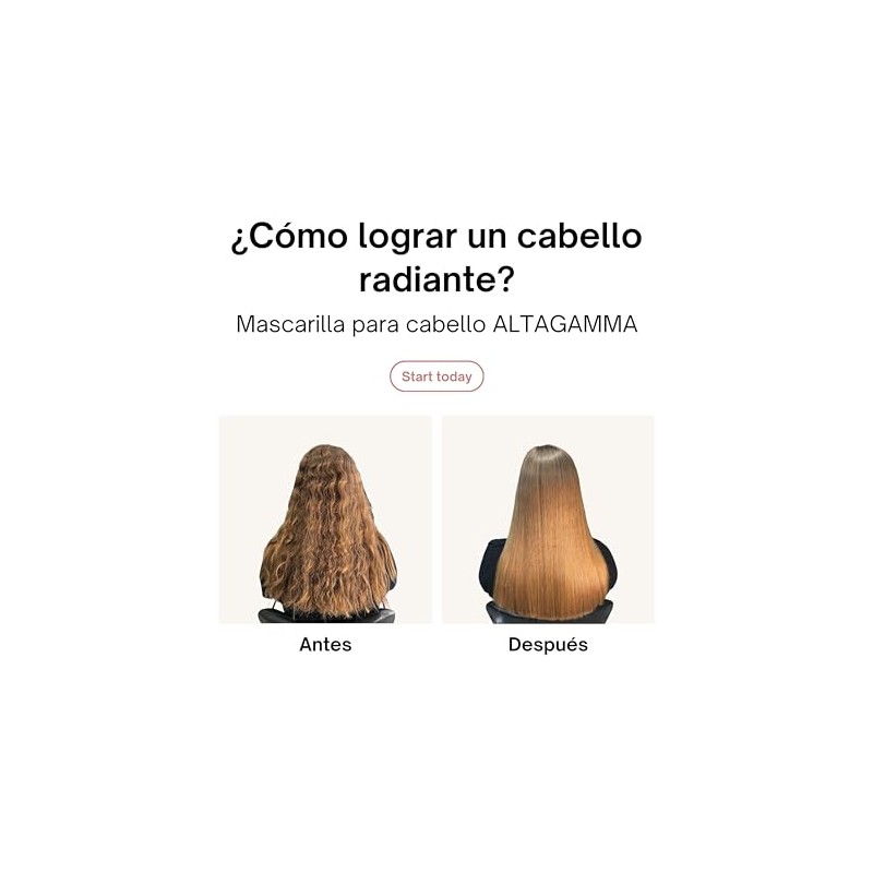 Mascarilla para Cabello 250 ml Tratamiento para cabello maltratado Mascarilla