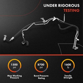 A-Premium Power Steering Pressure & Return Hoses Line Assembly Compatible with Infiniti QX56 2004-2010 & Nissan Armada 2005-2014, Pathfinder Armada 2004, TITAN 2004-2014, 5.6L, Rack/Gear's Ports