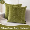 FIFU 18x18 Inch Throw Pillow Covers Set of 2, Jacquard