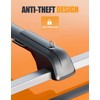 KINGGERI 330lbs All Aluminum Roof Rack Cross Bars Compatible with