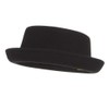 Licus Men's Roll up Pork Pie Pillbox Trilby Wool Hat