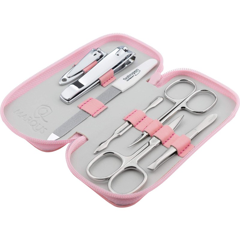 Solingen Manicure Set – Comparison Winner – Genuine Leather Case