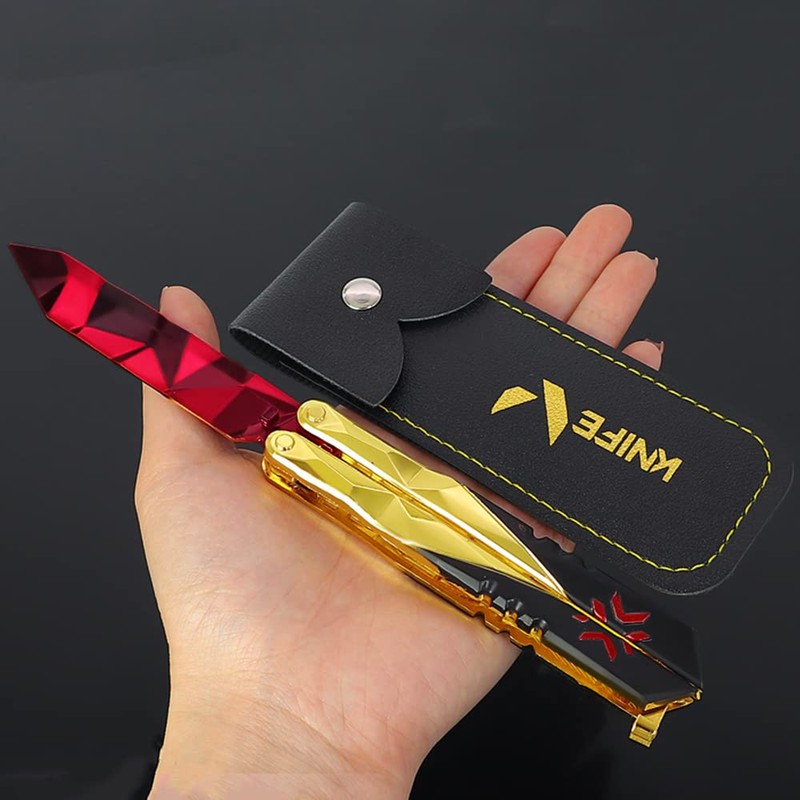 Chewmeter Game Valorant Champion Knife 2022 Bright Ruby Red Model