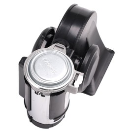 FARBIN Bocina de Aire para Camión,bocina de aire de tren Eléctrica Compacta,Claxon de Coche 12V 150db Super Fuerte con Arnés de Cableado,para Cualquier Vehículo de 12V