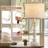Set of 2 Farmhouse Table Lamps for Living Room, 29.5"