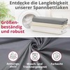 Greenline Premium Jersey Fitted Sheet Made of 100% Cotton Champagne
