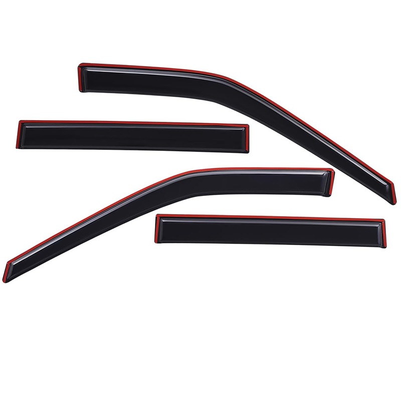 Lightronic Extra Durable Clip-on in-Channel Auto Vent Window Visor, Fits