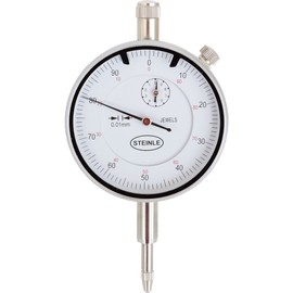 STEINLE Dial Gauge 3105 0-10 mm Reading: 0.01 mm Dial: 58 mm Hand Rotation 1 mm