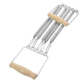 BESPORTBLE 1pc Removable Spring Chest Expander Lightweight Wooden Handle for Versatile Chest and Arm Workouts for Activities