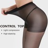DUCMODA Unbelievable Durability Sheer Tights for Women, 20D High Waist