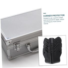 WHAMVOX 8pcs Durable Wooden Box Corner Protectors Safety Bumpers for Edges Practical Corner Guards for Jewelry Boxes and Suitcases Excellent Collision Performance