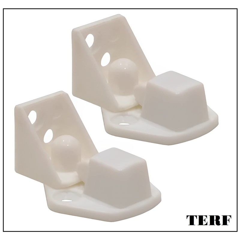 TERF® Peglock Style Cupboard Cabinet Door Catch White Nylon Spring