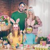 Saillong 16 Pcs Easter Party Glasses Felt Bunny Glasses Frames