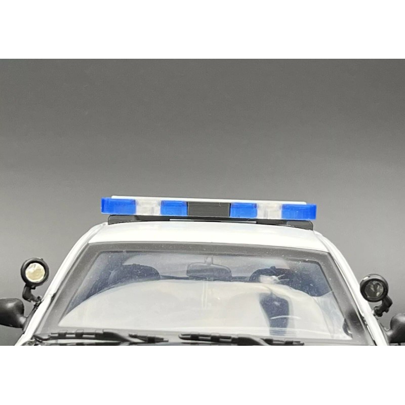 LED Ready Lightbar 1/18 LED Ready Whelen Edge Lightbar Blue