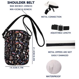 Law TV Show Inspired Crossbody Bag Law SVU Gift Law Detective Team Gift True Crime Merch (DUN DUN CB CA)