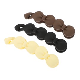 TEHAUX 3pcs Hairpin Hair Styling Tool Banana Hair Clips Hair Banana Clips for Women Matte Banana Clip Large Banana Clips Ponytail Hair Clamp Hair Comb Clips Hair Piece Dense Miss Plastic