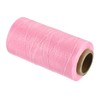 Waxed Thread,284 Yard 0.8mm 150D Flat Wax Thread Polyester Waxed