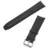 OHPHCALL Watch Band for Leather Replacement Strap Black Unisex Design