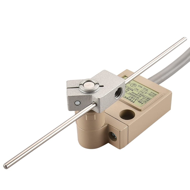 Heschen Compact Prewired Limit Switch, HS-3107, Adjustable Rod Lever, 1NO