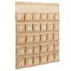 Juvale Cell Phone Storage for Classroom 30-Row Burlap Pocket Chart