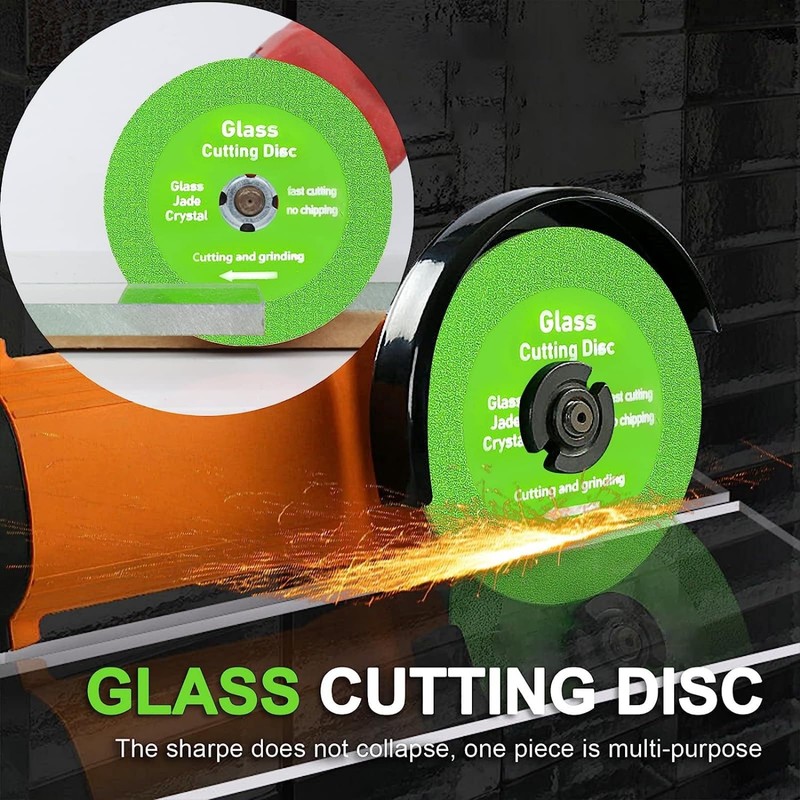 SNOKAY 10cm Diamond Glass Cutting Disc - Jade, 1mm Ultra-Thin