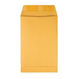 Quality Park Catalog Mailing Envelopes, 6 x 9 Envelopes, Gummed, Heavy 28 lb. Kraft Paper, Greeting Card Size, For Mailing, Organizing and Storage, 100 per Box (QUA40767)