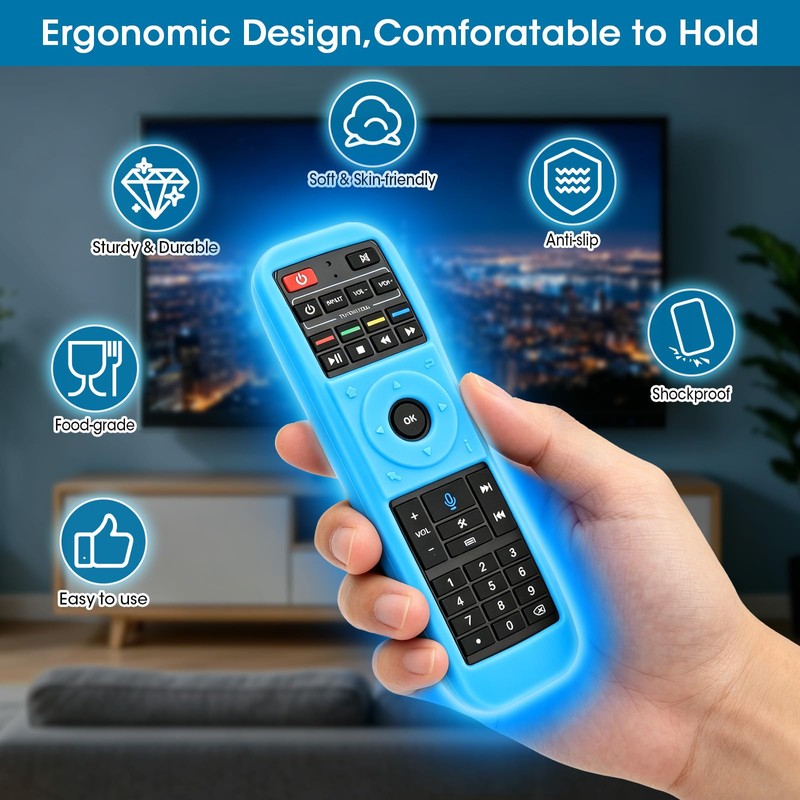 Silicone Protective Case for Super Box RC-200 Smart Voice Remote