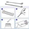 yukata Silver Stainless Steel 30cm Measuring Spoons 20cm Micro Spoon