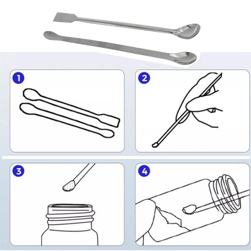 yukata Silver Stainless Steel 30cm Measuring Spoons 20cm Micro Spoon