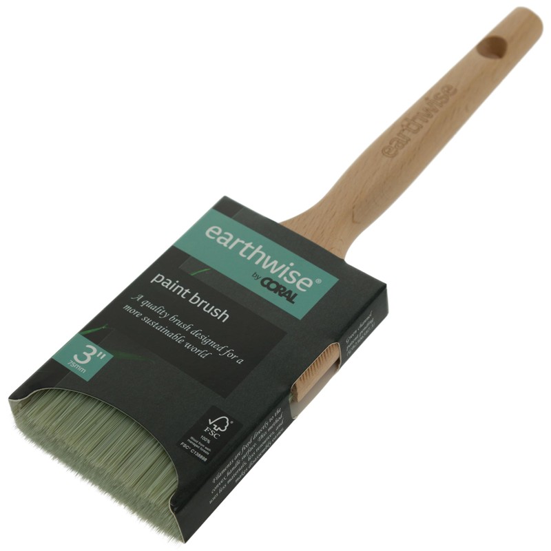 Coral 31855 Earthwise 3 inch Paint Brush with Eco-Friendly FSC
