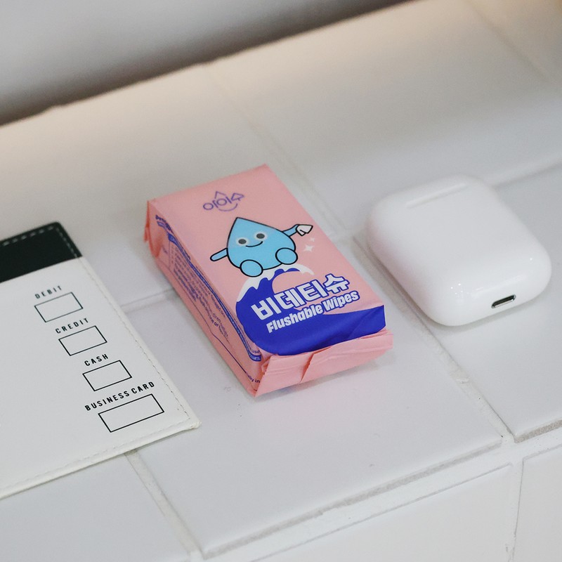아이수 미니 비데티슈 휴대형 랜덤발송 Aisu Mini Bidet Tissue Portable