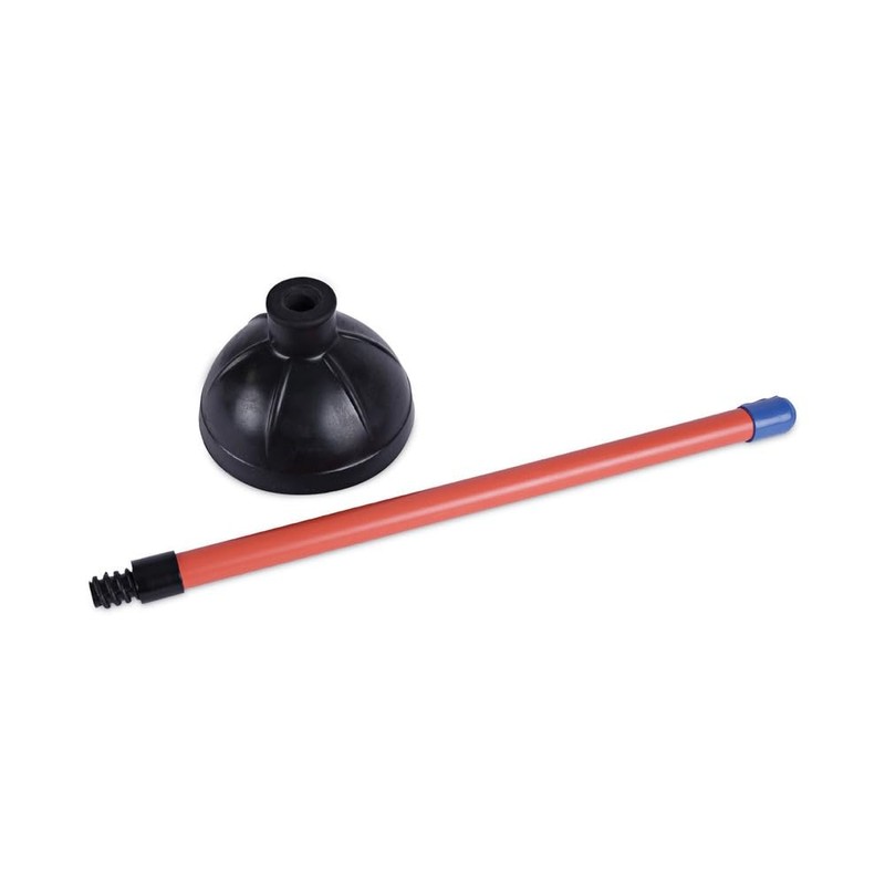 Boardwalk BWK09201EA 18 in. Plastic Handle Toilet Plunger for 5-5/8
