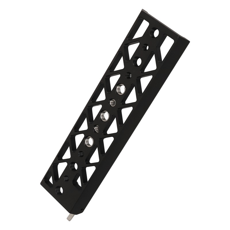 Dovetail Plate for Arca 8in 1/4 3/8 Threaded Holes Aluminum