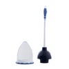 Superior Plunger and Caddy, White/Blue