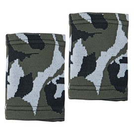 Mipcase 2pcs Camouflage Wrist Protective Bands Breathable Sports Wrist Straps for Gym Comfortable and Support for Exercise and for Weightlifting and Fitness Activities