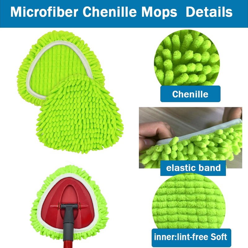 YWSHF Spin Mop Heads Replacements for Ocedar Easywring 1 Tank
