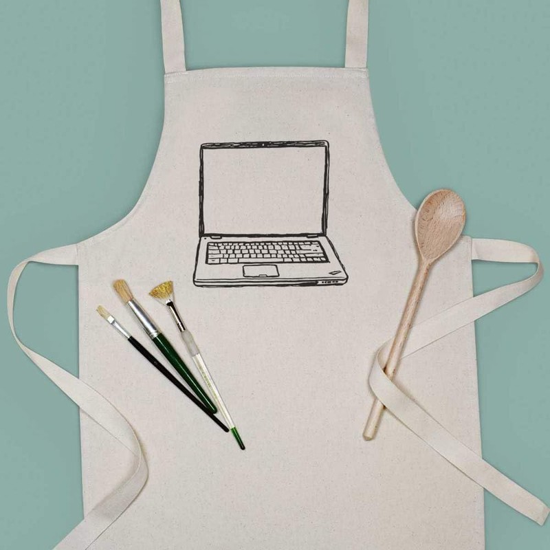 Azeeda 'Gaming Laptop' Kid’s Cooking Apron (AP00069846)