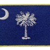 South Carolina State Flag Embroidered Emblem Iron On Sew On